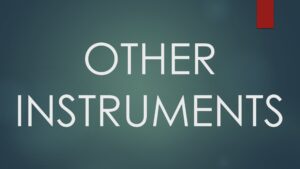 Other Instruments