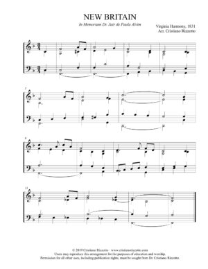 NEW BRITAIN Hymn Reharmonization, Arrangement by Dr. Cristiano Rizzotto (Dr. Kris Rizzotto)