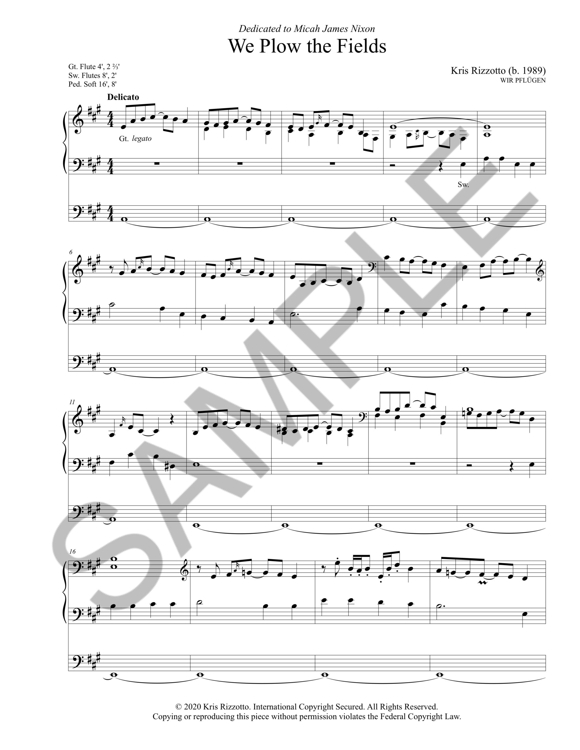 We Plow the Fields - Image 3