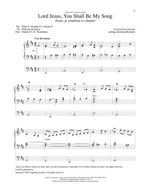Jésus, je voudrais te chanter